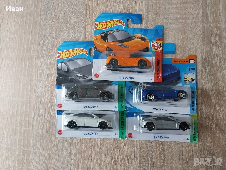 Tesla hot wheels 1:64, снимка 1