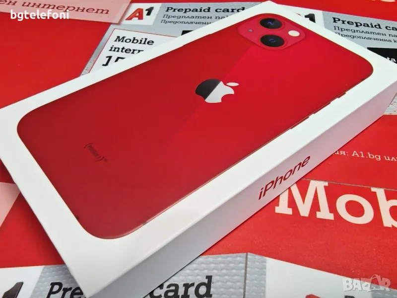 iPhone 13 128GB red product , запечатан ,чисто нов, снимка 1