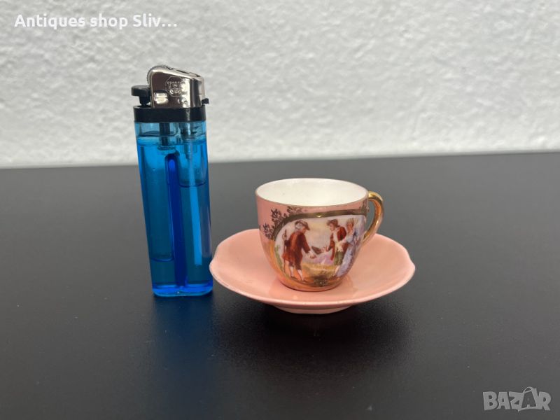 Миниатюрна порцеланова чашка за кафе. №5605, снимка 1