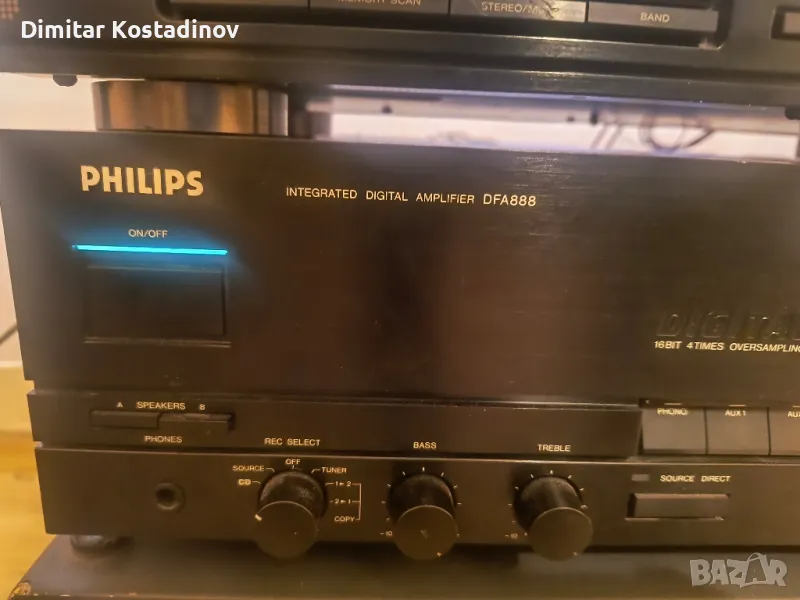 philips dfa 888 чист усиловател, снимка 1