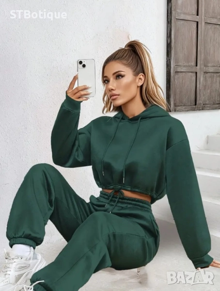 🖤 Дамски комплект суичър и джогери – STBoutique 🖤, снимка 1