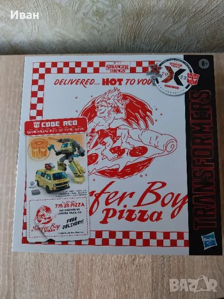 vw t3 pizza stranger thing Hasbro transformers , снимка 1