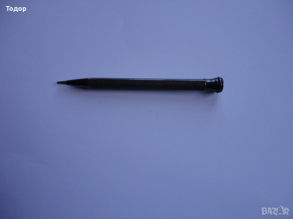 Старинен немски  сребърен механичен молив AEG, снимка 1