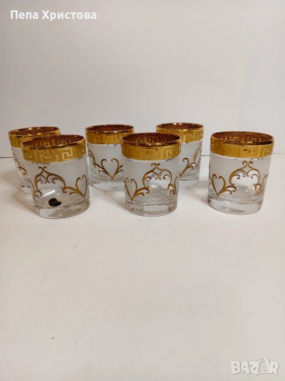 6 броя чаши за уиски от чешки кристал  - Balvinglass. , снимка 1