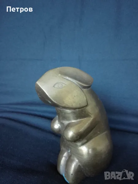 заек бронз 11/6 см, снимка 1