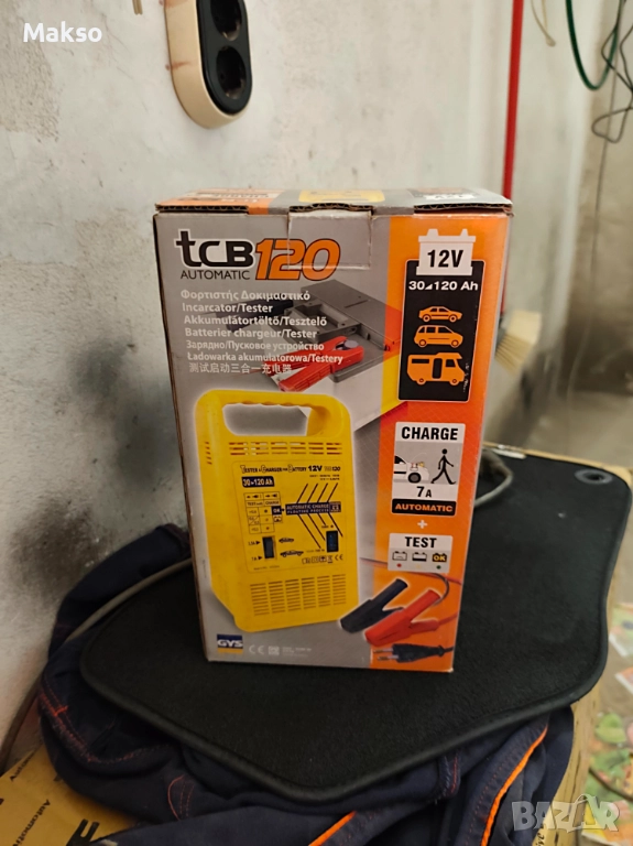 Зарядно устройство за акумулатори GYS TCB 120 12V/3.5/7A, снимка 1