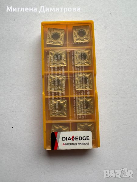 	Комплект от 10 броя стругарски пластини DIA EDGE SNMG120408 MA UE6020, снимка 1