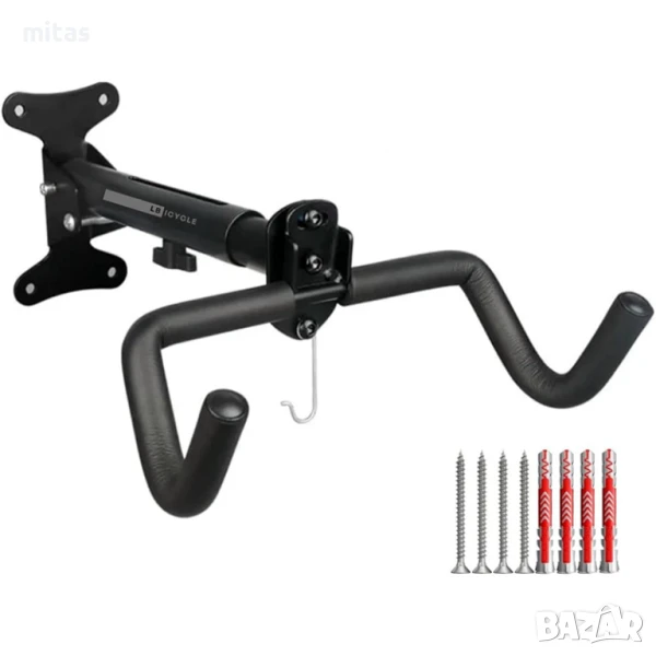 Велосипедна стойка MARTAR, Закачане под рамка, Ротираща, Телескопична, снимка 1