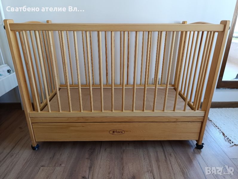 дървена бебешка детска кошара легло Arbor безплатна доставка за София !, снимка 1