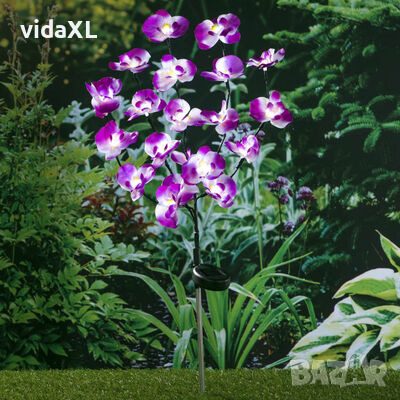 HI LED Соларна лампа орхидея, 75 см（SKU:435255, снимка 1