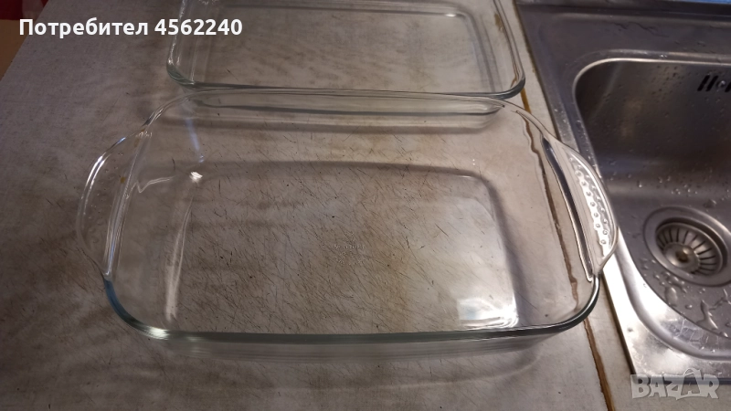 Огнеупорна тава стъкло Marinex, снимка 1