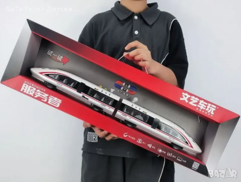 Детски голям влак с ефекти , снимка 1