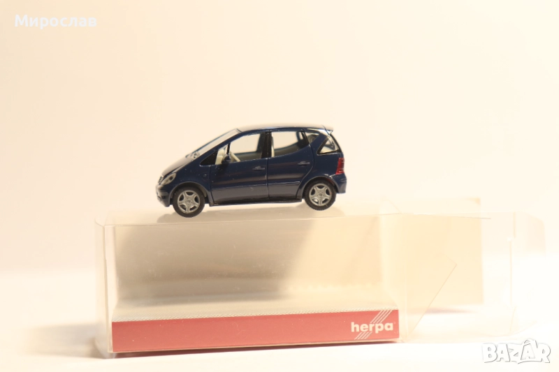 HERPA H0 1/87 MERCEDES NENZ А МОДЕЛ КОЛИЧКА КАМИОН, снимка 1