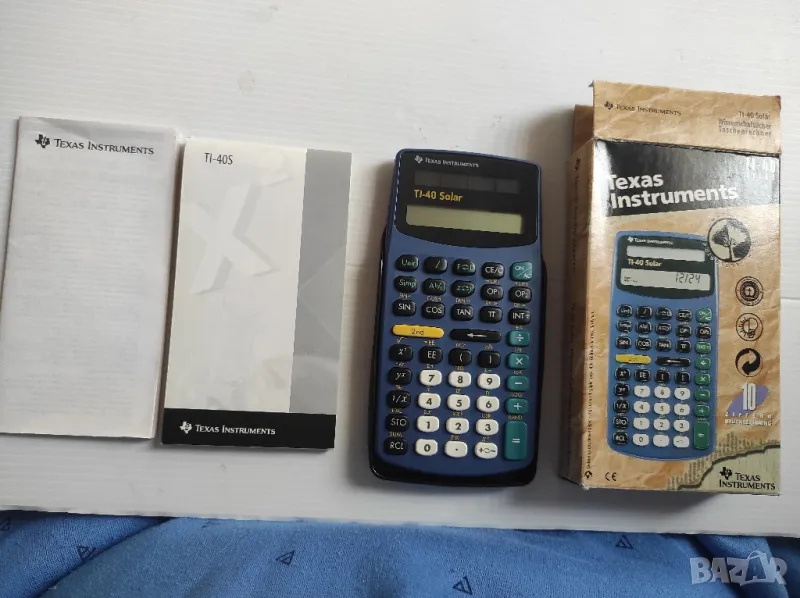 калкулатор Texas Instruments TI 40 solar от 1995г, снимка 1