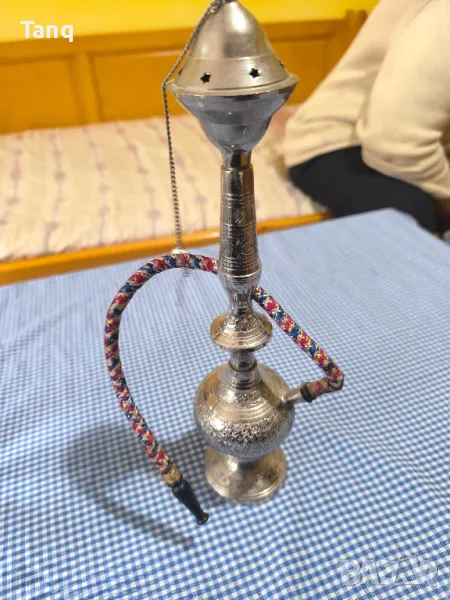 Декоративно индийско месингово наргиле , снимка 1