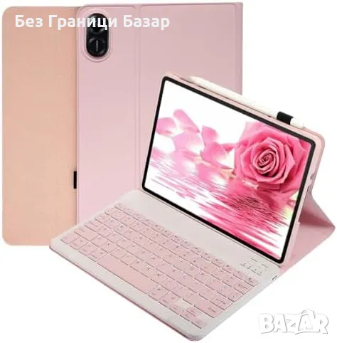 Нов Калъф с Bluetooth клавиатура за Honor Pad X9 11.5" PU кожа кейс, снимка 1