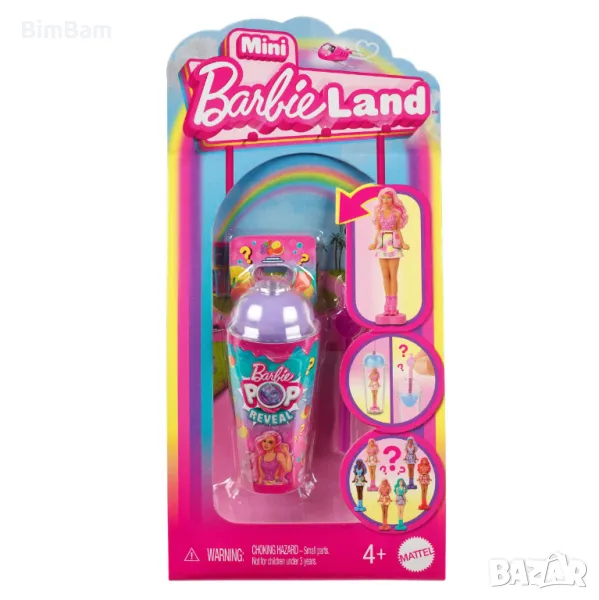 Мини кукла Barbie® Pop Reveal ™ - Mini Barbie Land™ / Mattel, снимка 1