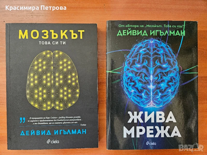 Книги на Дейвид Игълман - Мозъкът това си ти, Жива мрежа, снимка 1