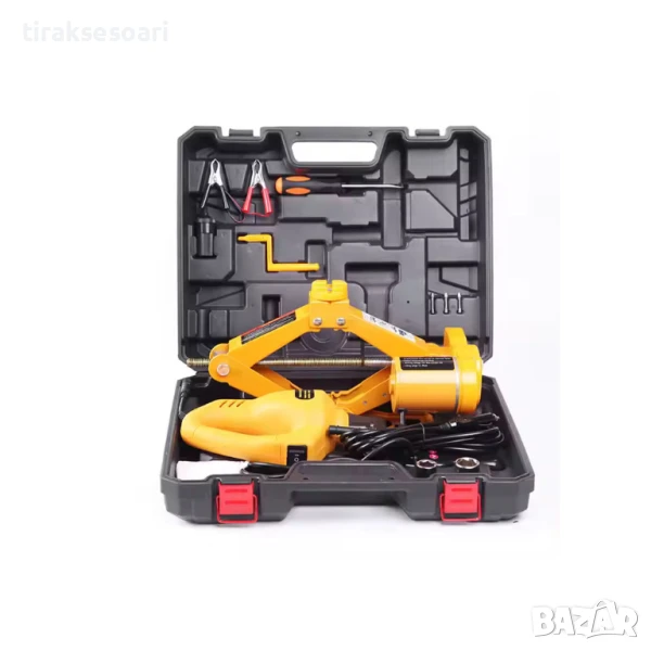 Комплект 2в1 185W Електрически крик до 3Т с гайковерт 12V, снимка 1