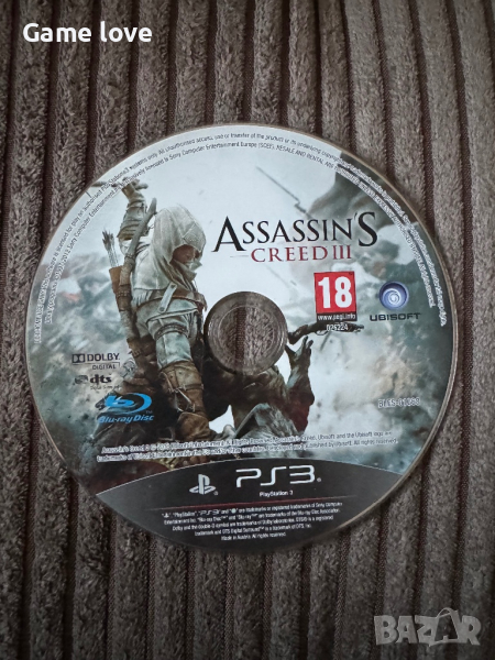 Assassins creed 3 ps3 PlayStation 3, снимка 1