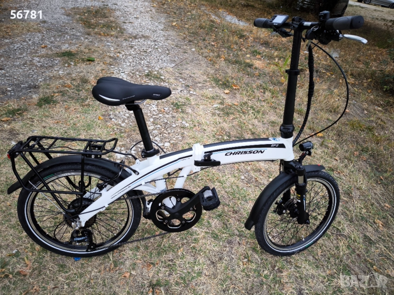 Нов тройно сгъваем електрически велосипед Chrisson EF2 , снимка 1