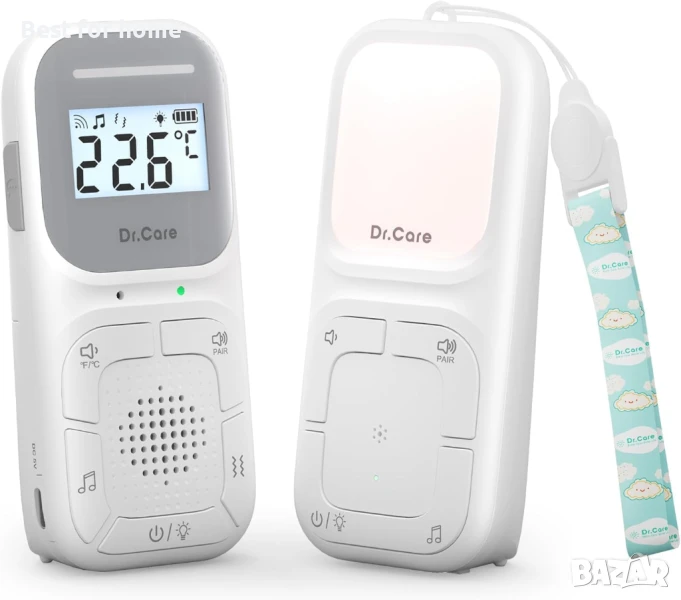 Преносим бебешки аудио монитор и звукова машина Dr.Care NeoGo , снимка 1