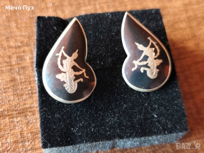 Сребърни обеци (168), снимка 1