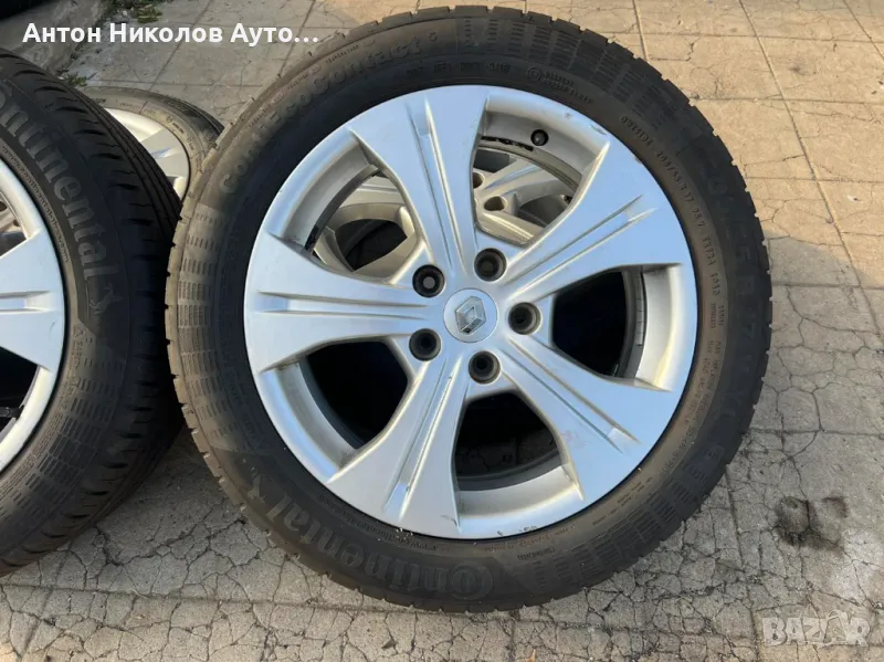 Лети Джанти 5х114.3 17 цола Renault Nissan Dacia 5x114.3 ET 49 J 7 Централен отвор 66.1 Оригинални , снимка 1