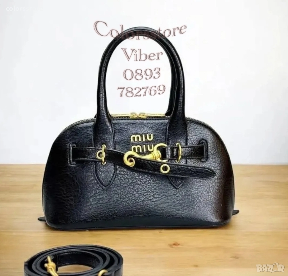 Черна чанта MiuMiu/Br108m, снимка 1