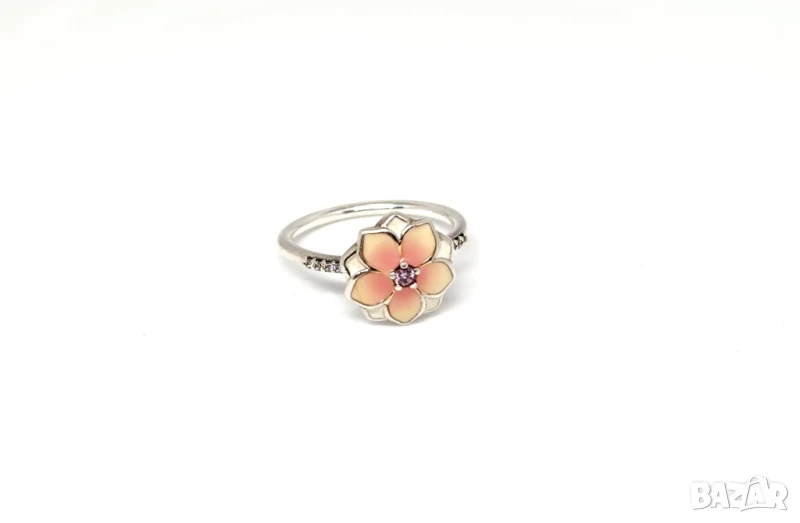 Пръстен Pandora магнолия, снимка 1