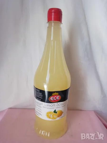 Лимонов дресинг / сос ECE 1 л. за ястия, салати, сладкарството и други, снимка 1