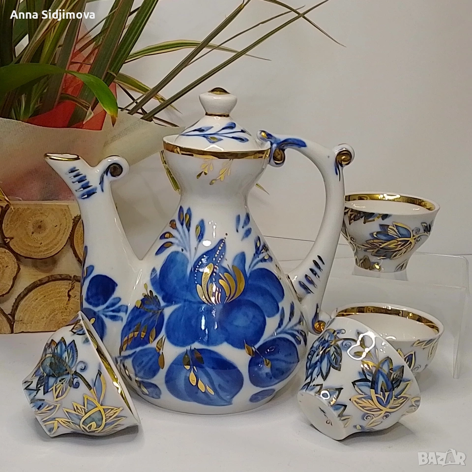 Руски порцелан сервиз , снимка 1