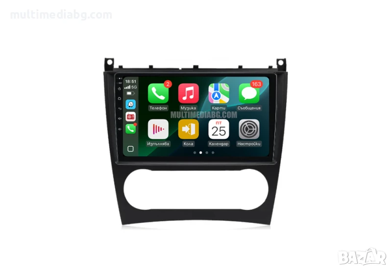 Mercedes C class W203 2005 - 2009 Мултимедия Навигация Android, снимка 1