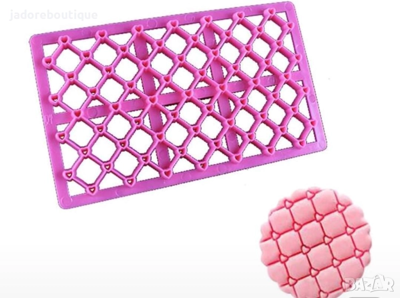 Текстурен борд резец за релеф на торти, фондан, бисквити различни видове, снимка 1