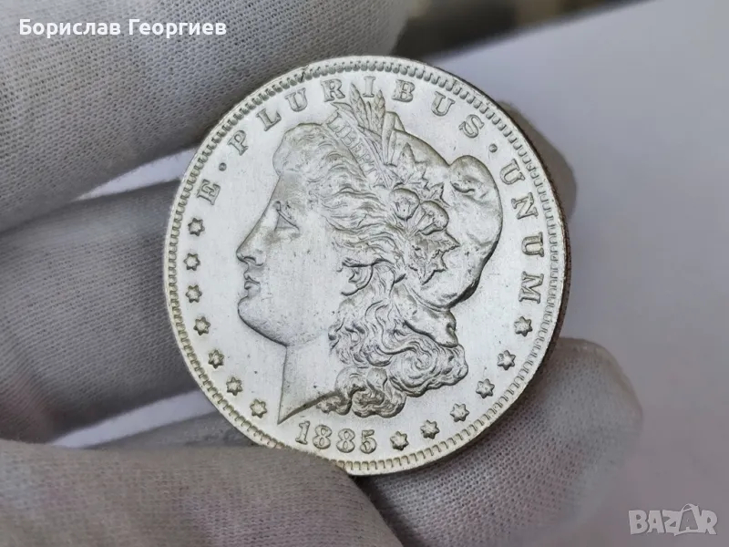 Сребърна монета one dollar 1885 г, снимка 1