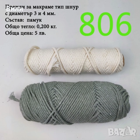 Евтини прежди в малки количества - нови и остатъци , снимка 18 - Други - 52042623