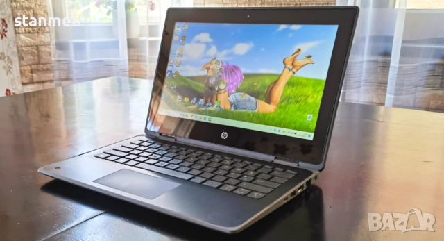 Продавам Гаранционен HP Touchscreen ProBook X360/IPS11.6сKам/4CoreUp2.5ghz/4gbDDR/SSD256gb/НоваБат  , снимка 1