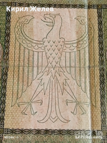 Райх банкнота 10 000 марки 1922г. Германия уникат за КОЛЕКЦИОНЕРИ 53246, снимка 8 - Нумизматика и бонистика - 53196232