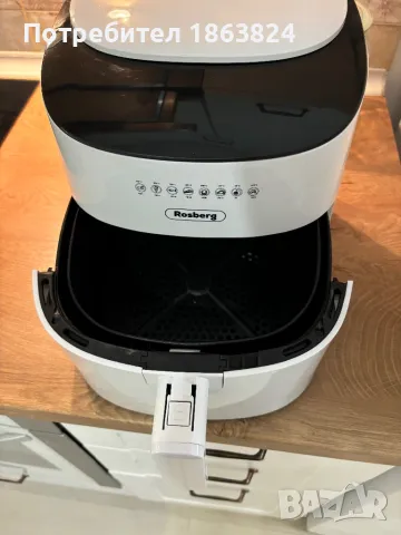 Air Fryer Rosberg Еър Фраер уред за готвене с горещ въздух, снимка 2 - Фритюрници - 46955763