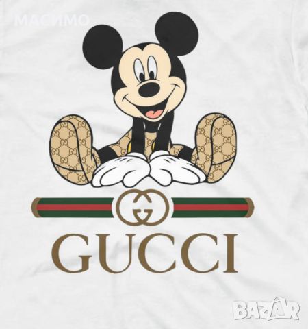 Мъжка тениска маркова Гучи Gucci, снимка 3 - Тениски - 45195683