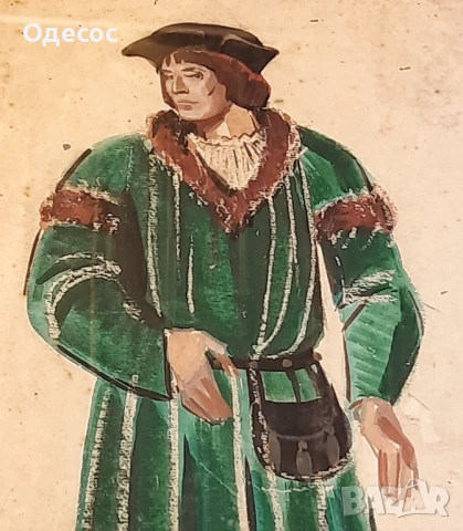 Стара картина на худ. Асен Попов /1895-1976/, снимка 9 - Антикварни и старинни предмети - 50462246