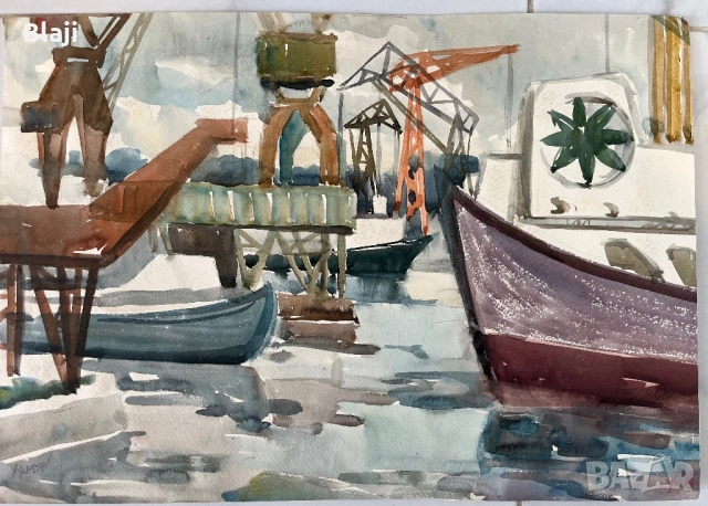 Акварел, снимка 3 - Картини - 53796372