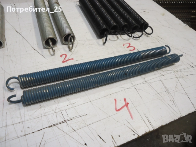 Пружини за опън обява №1, снимка 5 - Резервни части за машини - 52556322
