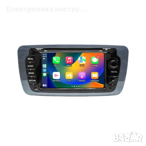 Android навигация за Seat Ibiza (2009–2015) – 7 инча, CarPlay, Android Auto, снимка 6 - Аксесоари и консумативи - 53871883