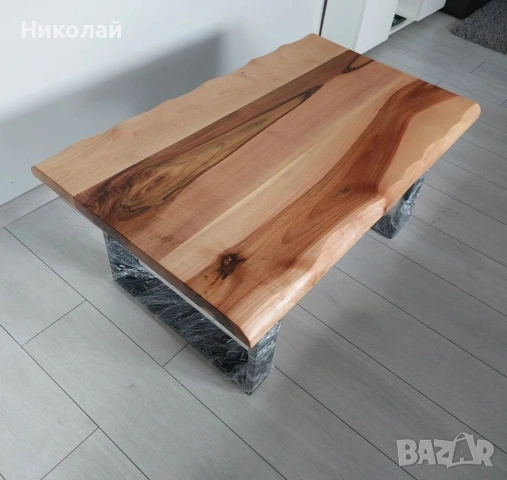 холна маса от масив и желязо , снимка 14 - Маси - 53641072