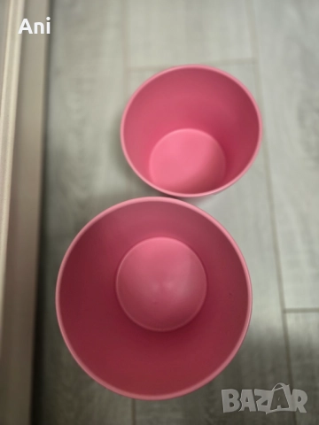 Розови кашпи/ саксии в 2 размера, снимка 2 - Други - 52216769