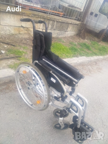 Сгъваема инвалидна рингова количка със степенки , снимка 2 - Инвалидни колички - 48895963