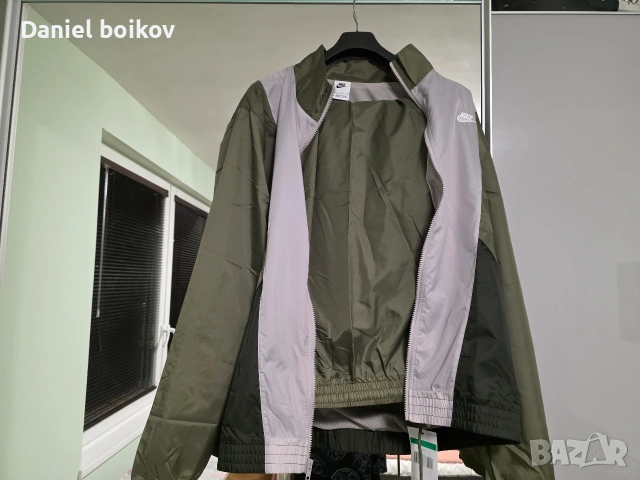 Nike Sportswear Облекло за бягане 'CLUB' в Маслина, снимка 2 - Спортни дрехи, екипи - 53344745