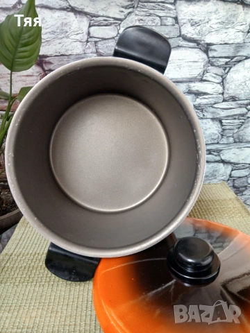 Тефлонова тенджера 6 л, снимка 2 - Съдове за готвене - 53759812