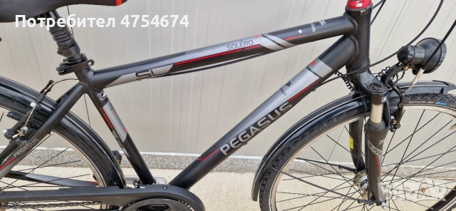 Алуминиев велосипед Pegasus колело 28", снимка 4 - Велосипеди - 53724541